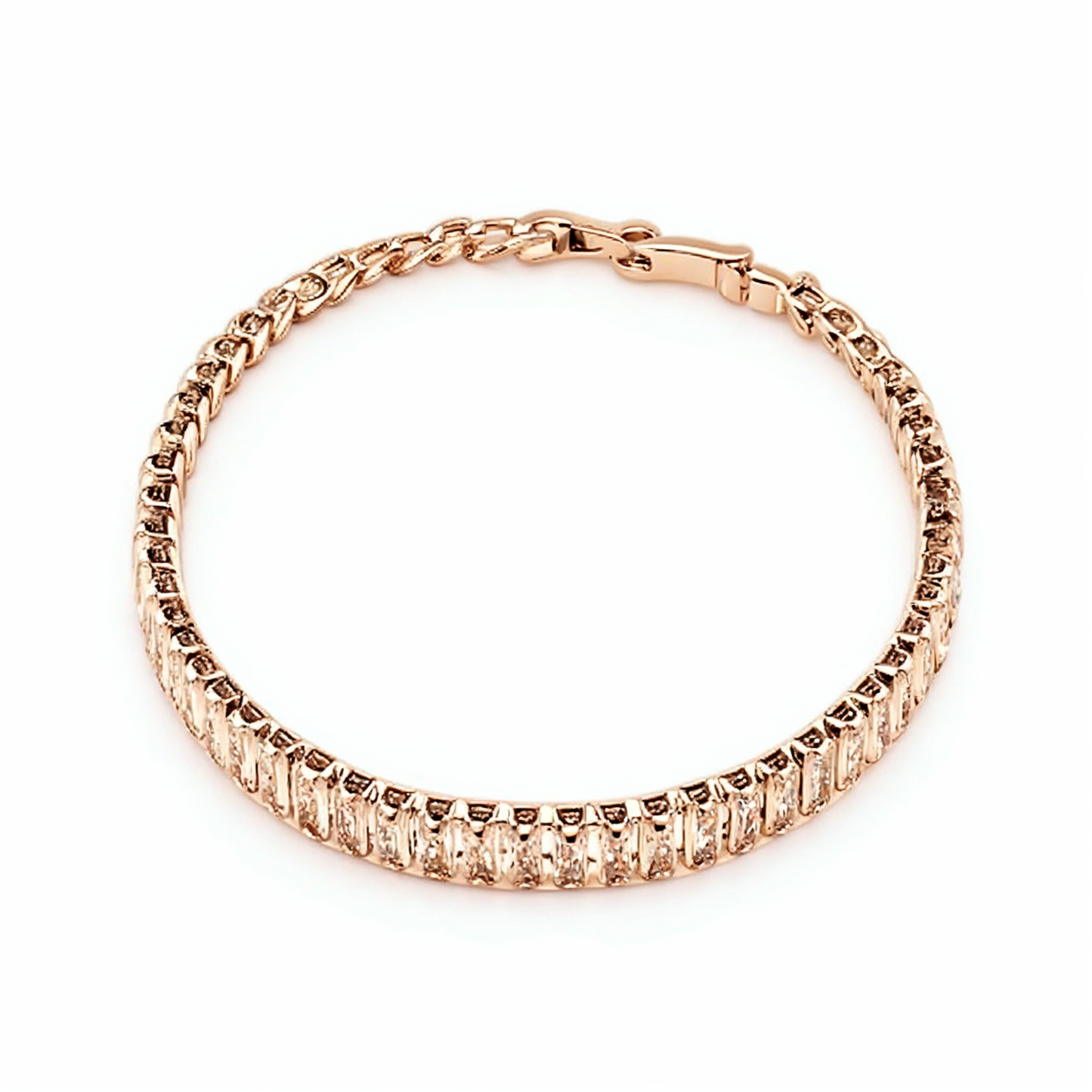 5 Ct to 20 Ct Emerald Tennis Bracelet in 10k Gold