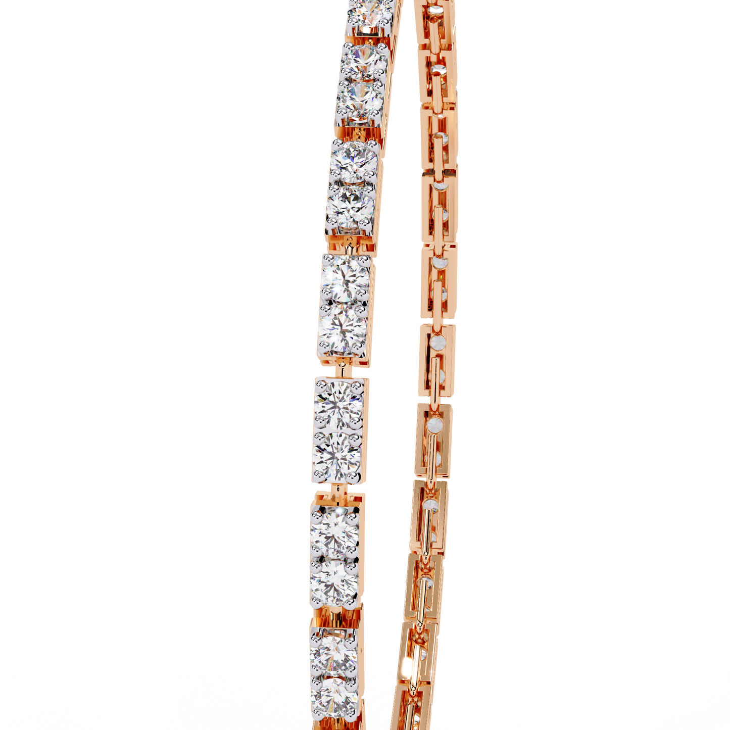 5 Carat Ice Line Tennis Bracelet in 10k Gold