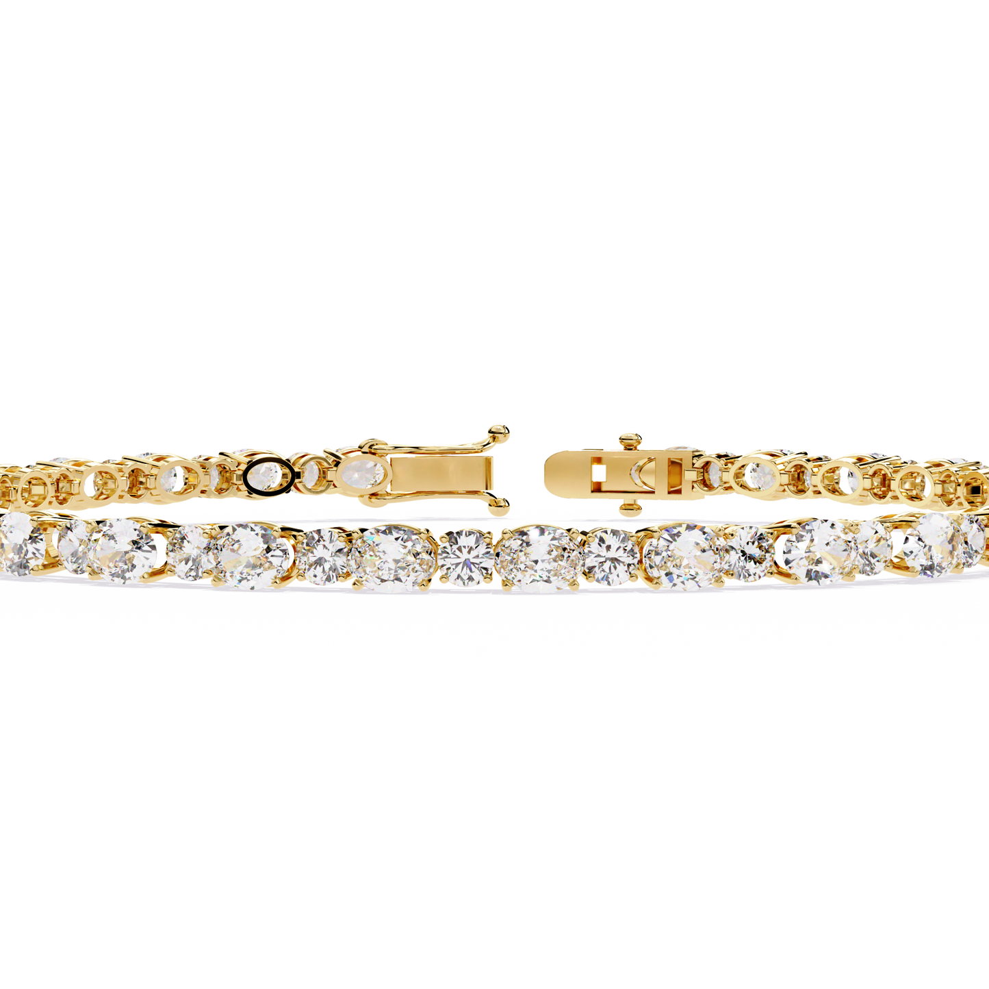 5 ct to 20 ct Diamond Tennis Bracelet in 10k Gold