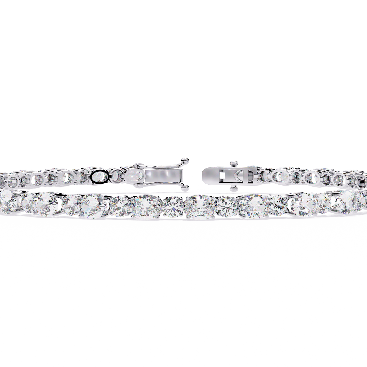 5 ct to 20 ct Diamond Tennis Bracelet in 10k Gold