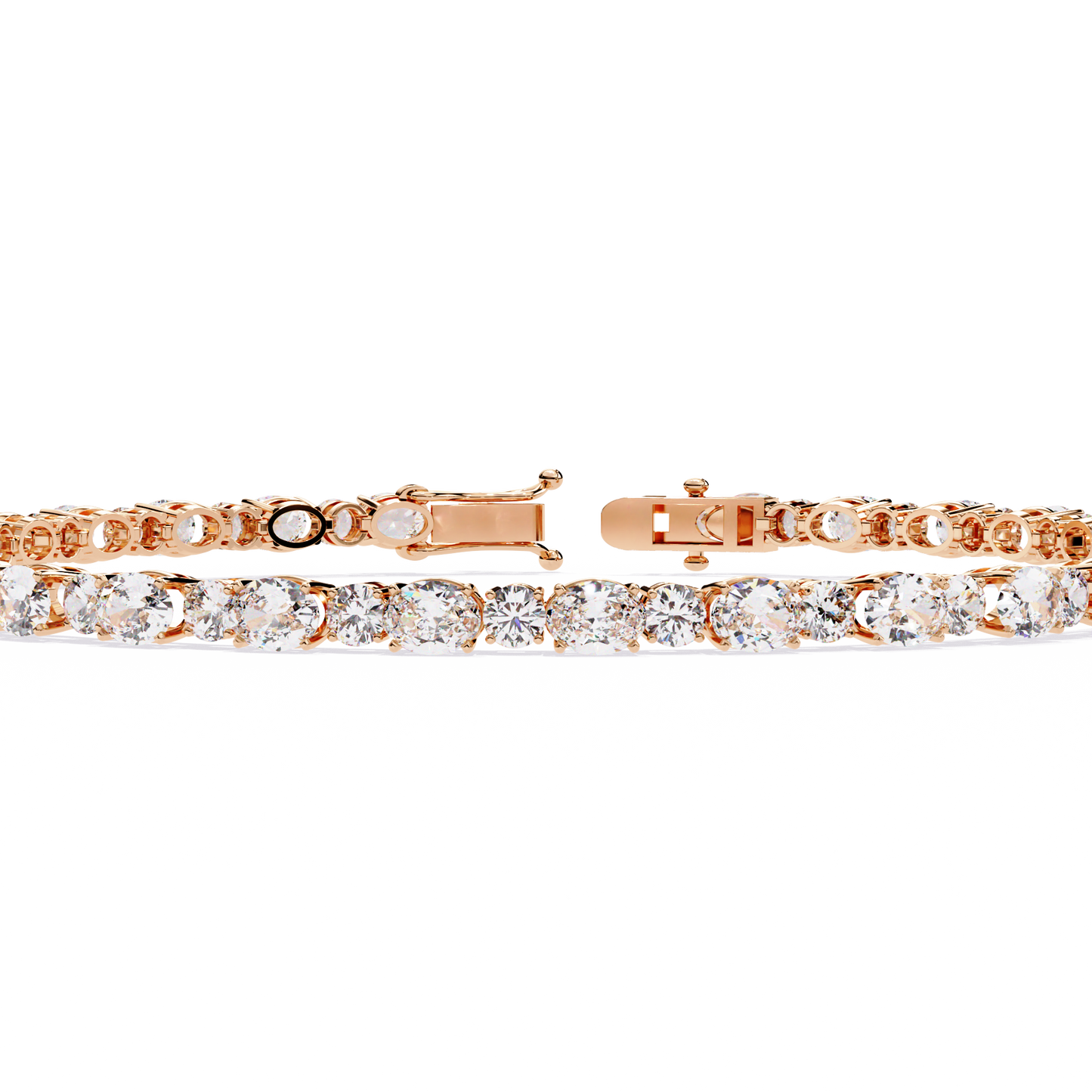 5 ct to 20 ct Diamond Tennis Bracelet in 10k Gold