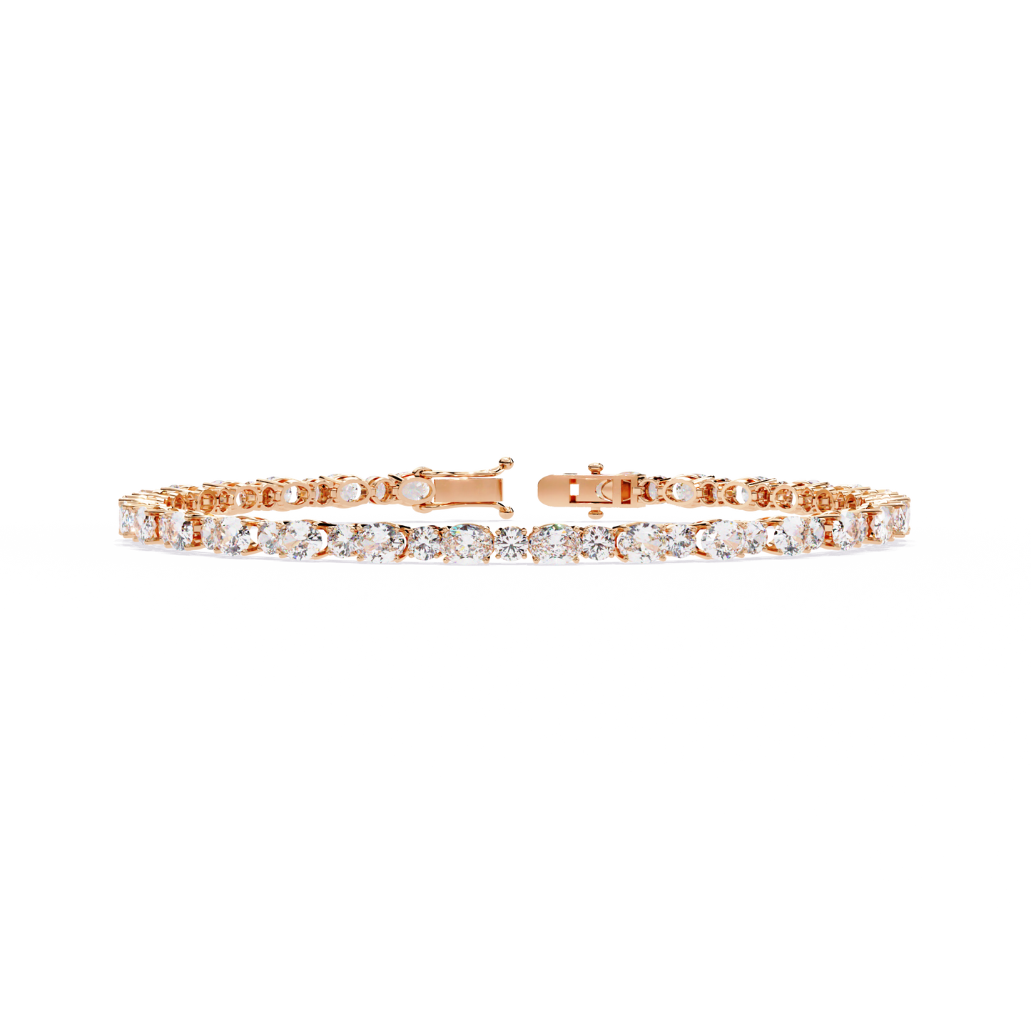 5 ct to 20 ct Diamond Tennis Bracelet in 10k Gold