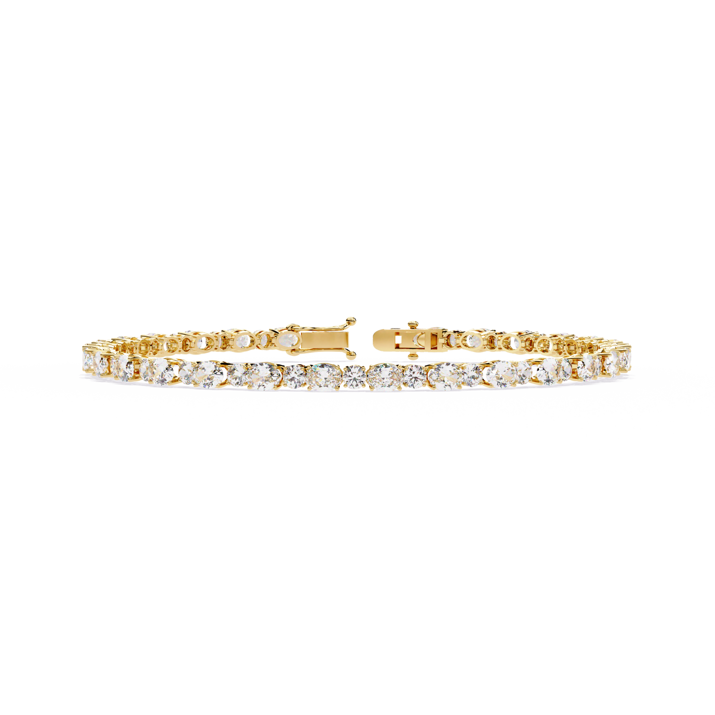 5 ct to 20 ct Diamond Tennis Bracelet in 10k Gold