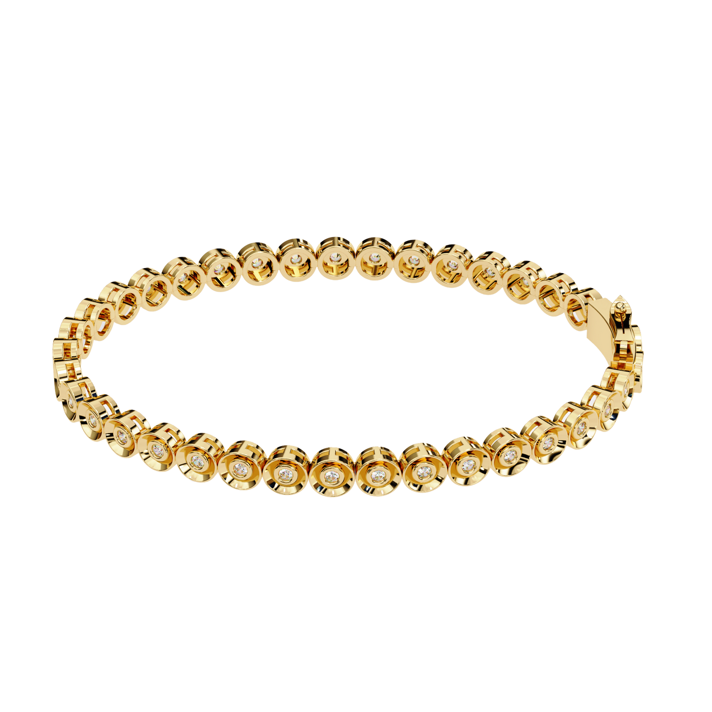 5 ct to 20 ct Diamond Tennis Bracelet in 10k Gold