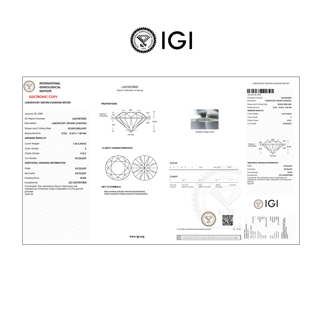 8.4 Carat, E Colour, VVS2 Clarity, Excellent Cut, Twisted Halo Ring in 18k Gold with IGI Certificate