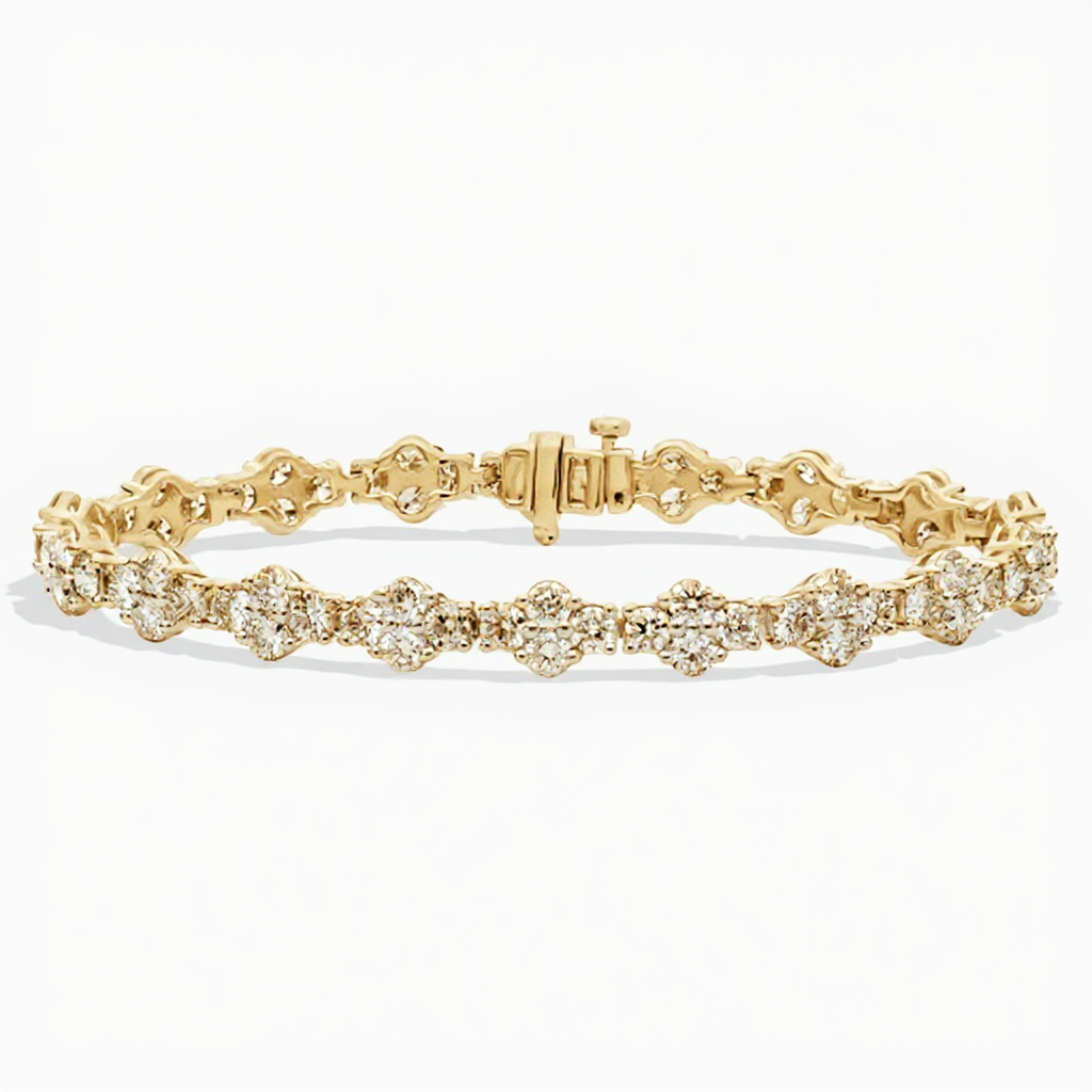 5 ct to 20 ct Radiance Tennis Bracelet in 10k Gold
