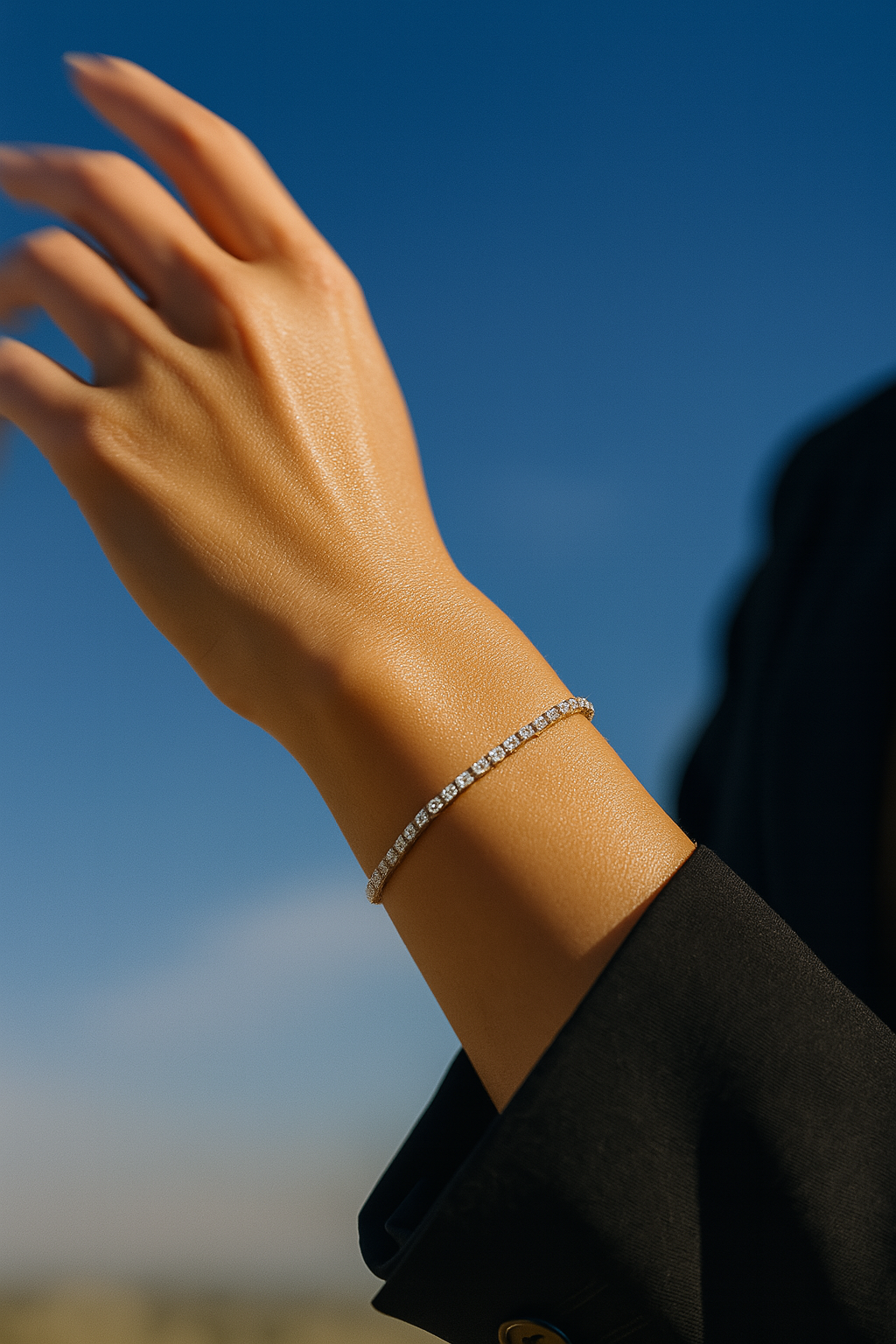 5 Carat Ice Line Tennis Bracelet in 10k Gold