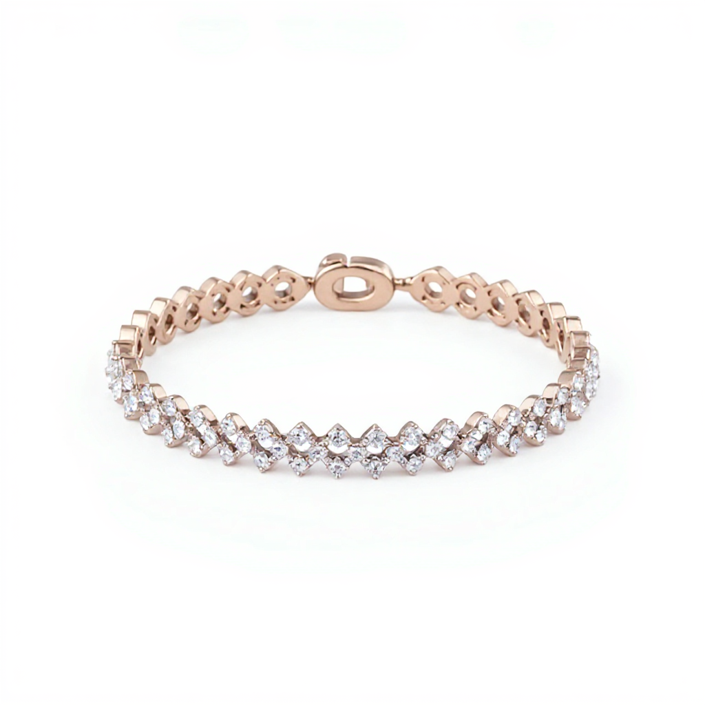 5 ct to 20 ct Diana Link Tennis Bracelet in 10k Gold