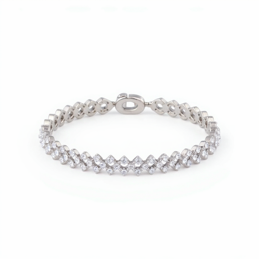5 ct to 20 ct Diana Link Tennis Bracelet in 10k Gold