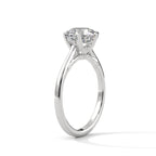 Round cut six prongs Solitaire Ring