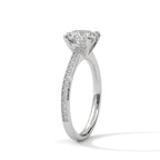 Classic Round Sidestone Ring
