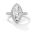 Marquise Halo Ring