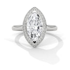 Marquise Halo Ring