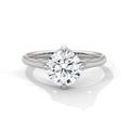 Luna Round Solitaire Ring