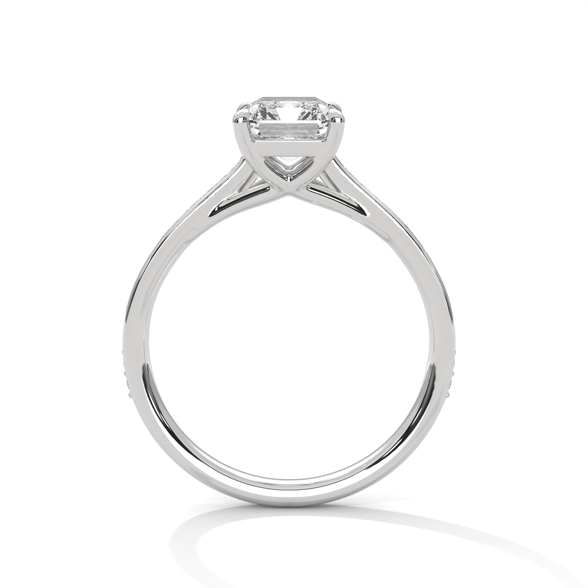 Emerald Sidestone Ring