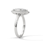 Marquise Halo Ring