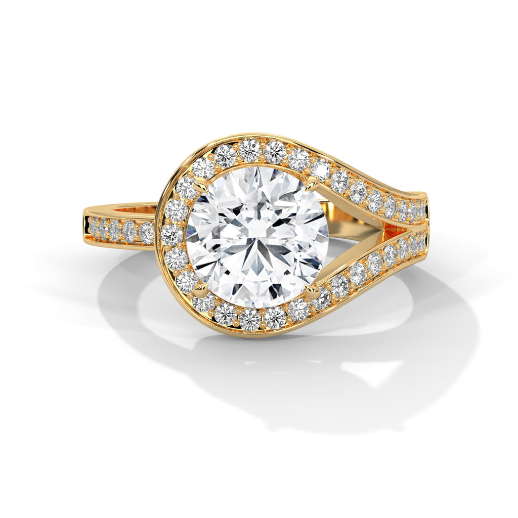 Drop Halo Ring