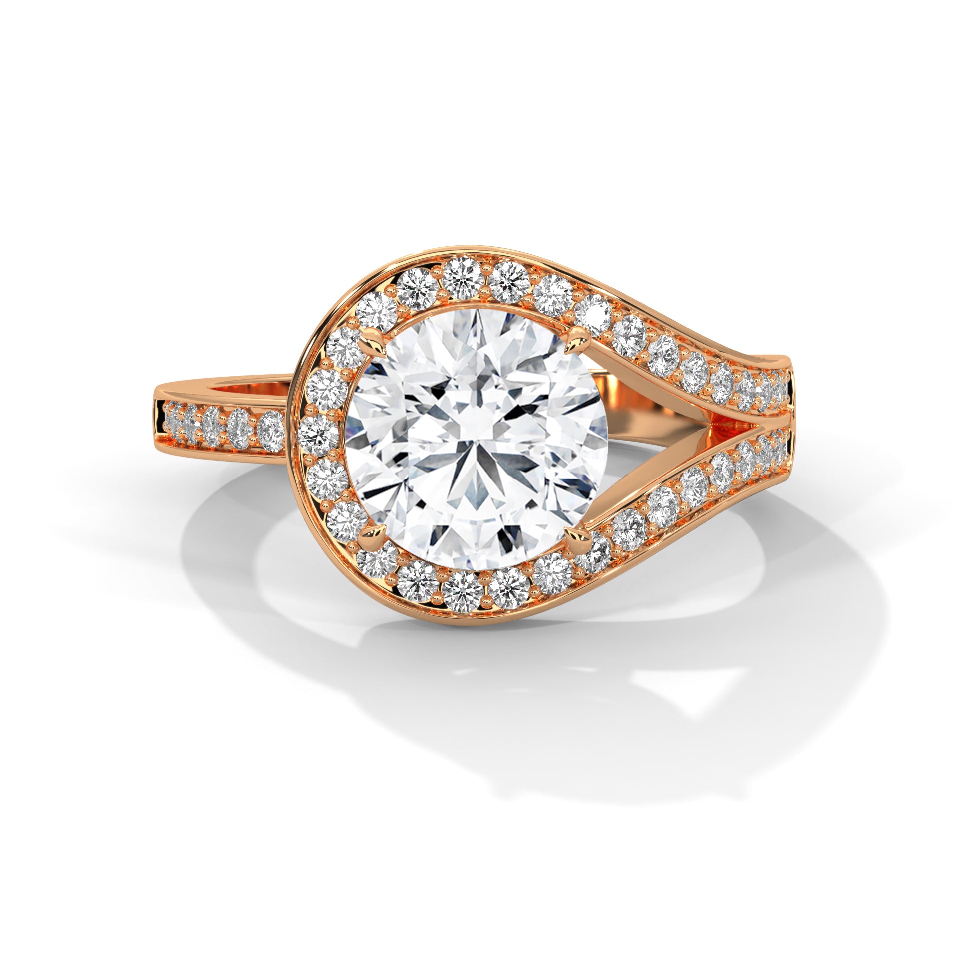 Drop Halo Ring