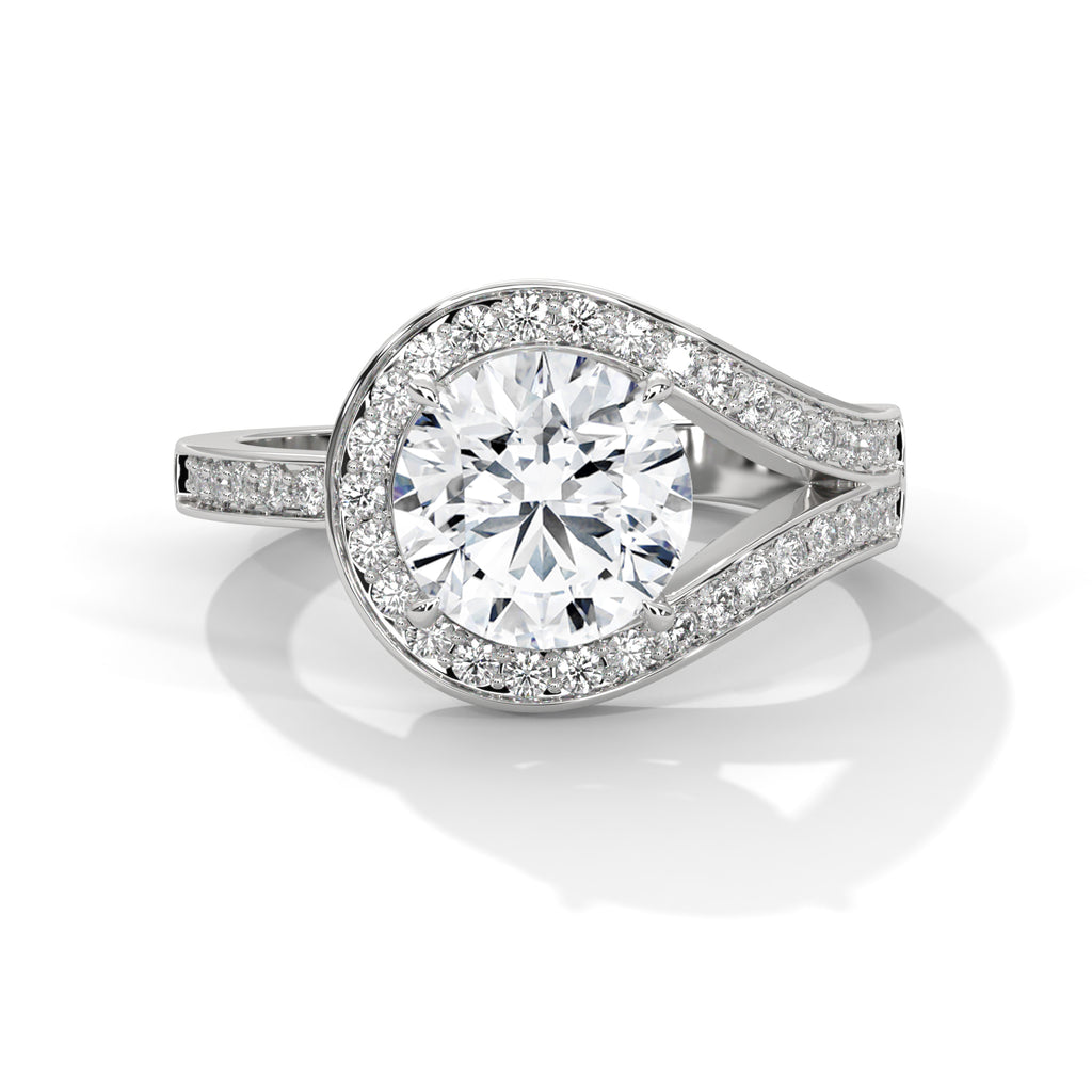 Drop Halo Ring