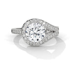 Drop Halo Ring