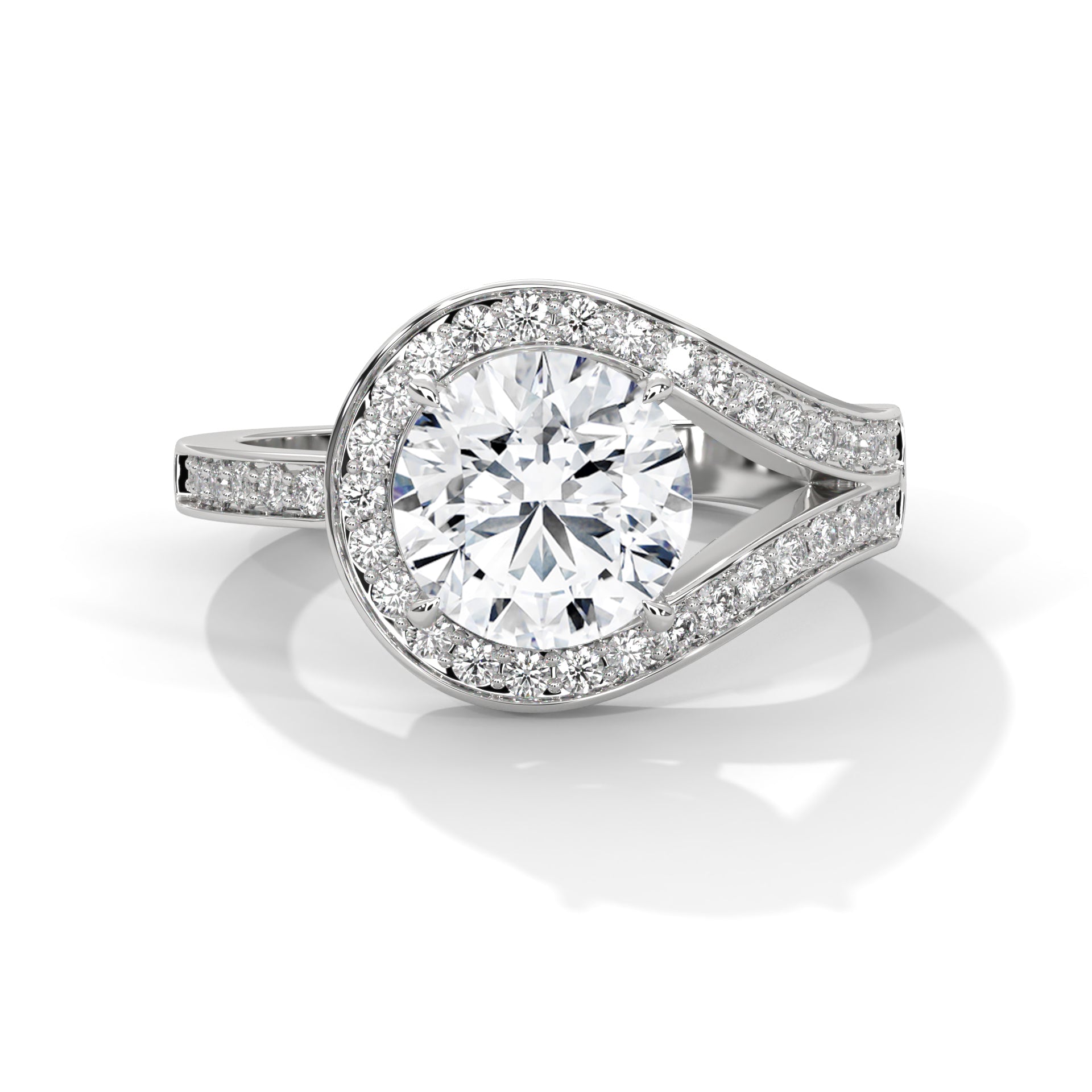 Drop Halo Ring