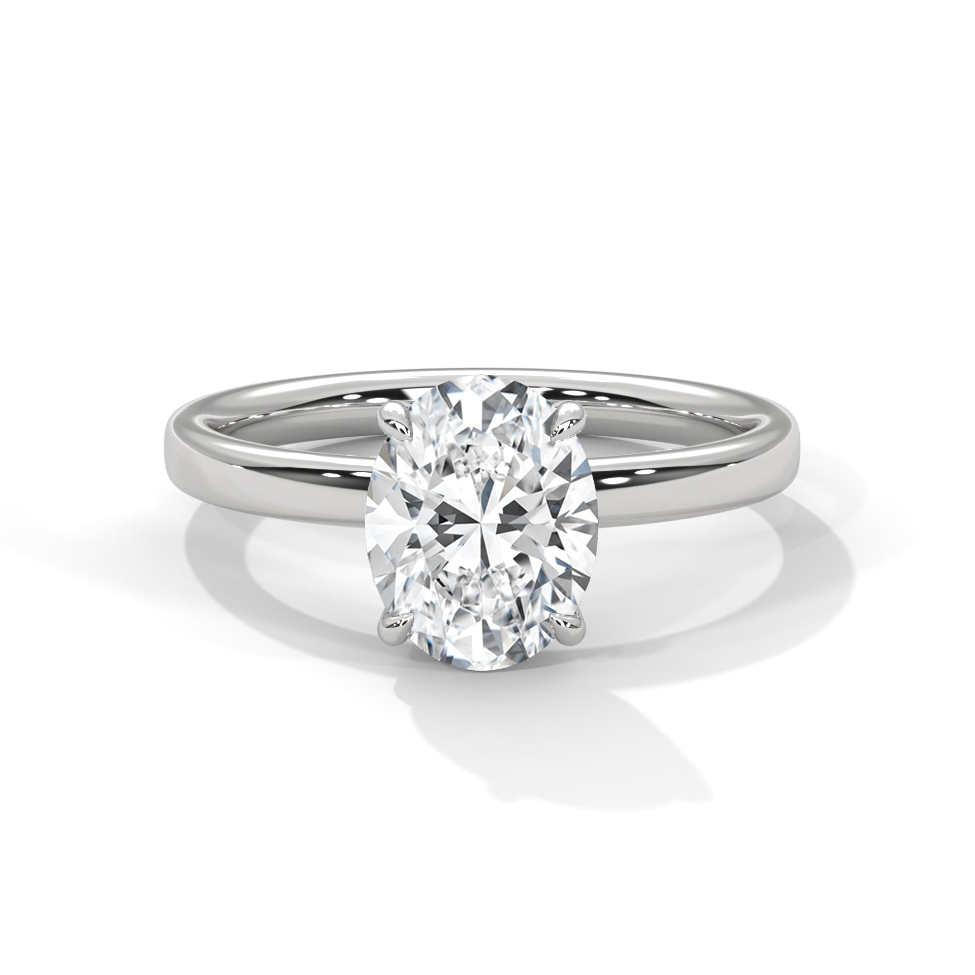 Oval Cut Solitaire Ring