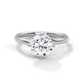 Round Twisted Solitaire Ring