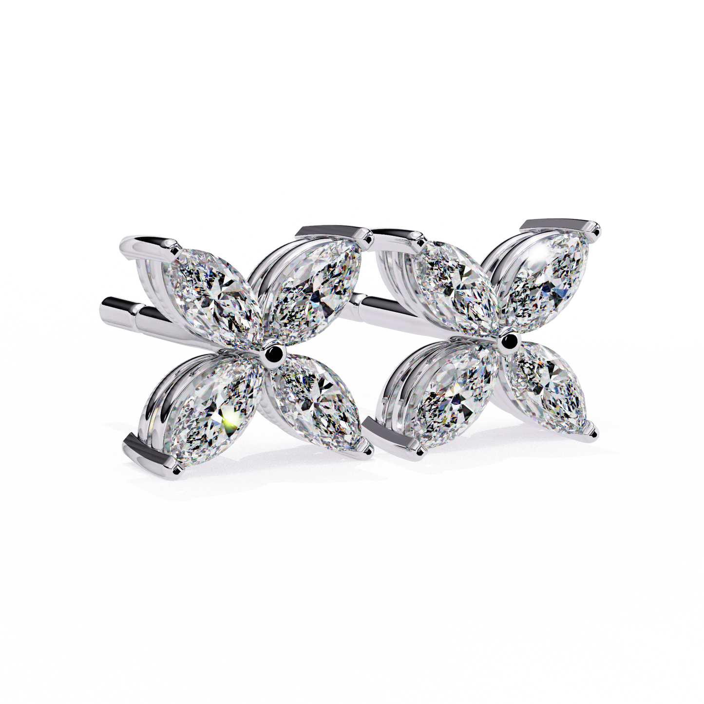 2 Carat Lily Diamond Stud Earrings
