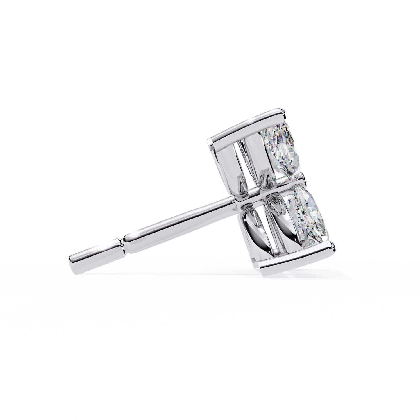 2 Carat Lily Diamond Stud Earrings