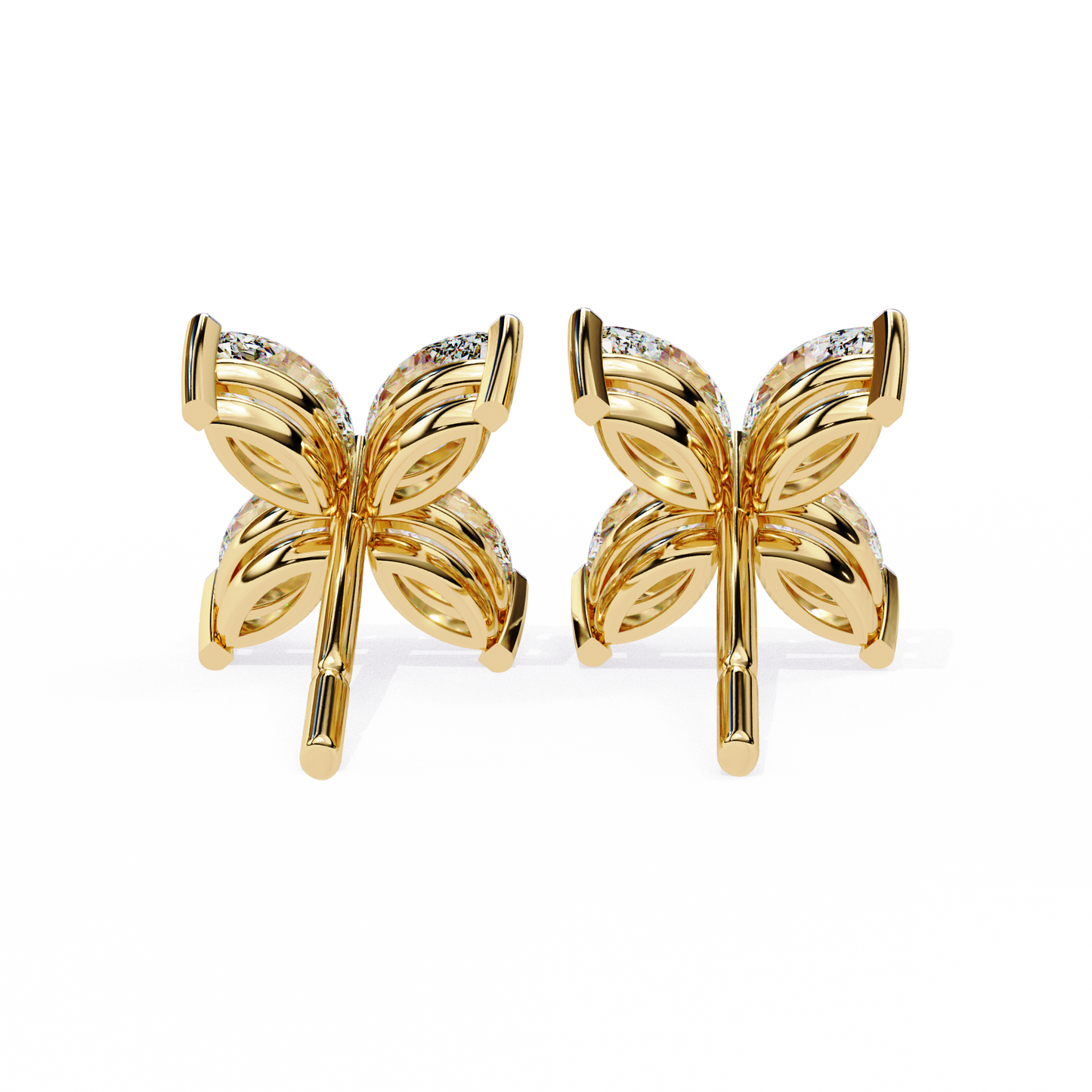 2 Carat Lily Diamond Stud Earrings