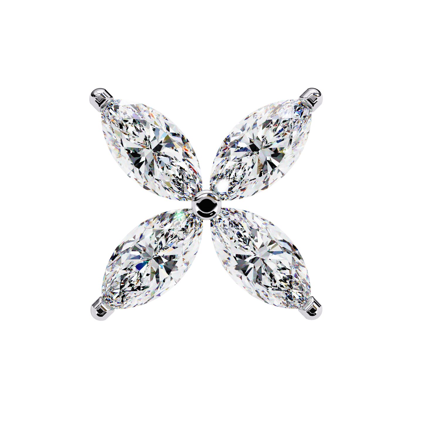 2 Carat Lily Diamond Stud Earrings