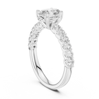 2 ct to 8 ct Diavont Oval-Cut Diamond Engagement Ring Mounting