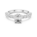 2 ct to 8 ct Diavont Oval-Cut Diamond Engagement Ring Mounting