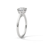 Cushion cut Solitaire Ring