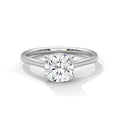 Cushion cut Solitaire Ring