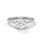 Cushion cut Solitaire Ring