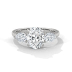 Oval Threestone Ring