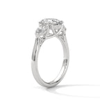 Oval Threestone Ring