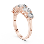 3 ct to 7 ct Diavont Five-Stone Ring