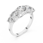 3 ct to 7 ct Diavont Five-Stone Ring