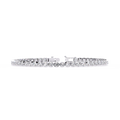 Slim Braid Diamond Tennis Bracelet
