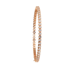 Slim Braid Diamond Tennis Bracelet