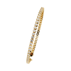 Slim Braid Diamond Tennis Bracelet