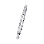 Slim Braid Diamond Tennis Bracelet