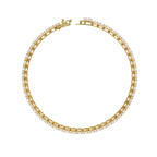 Slim Cushion Diamond Tennis Bracelet