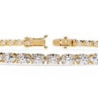Slim Cushion Diamond Tennis Bracelet