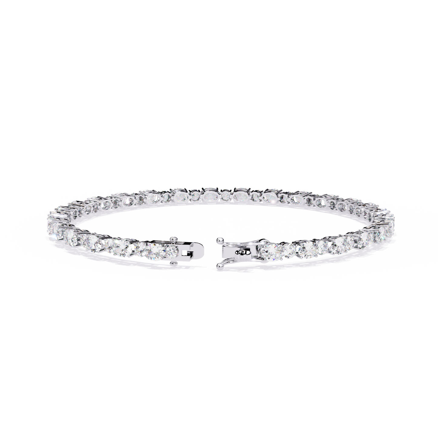 5 ct to 20 ct Diamond Tennis Bracelet in 10k Gold