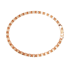 Round Flower Tennis Bracelet