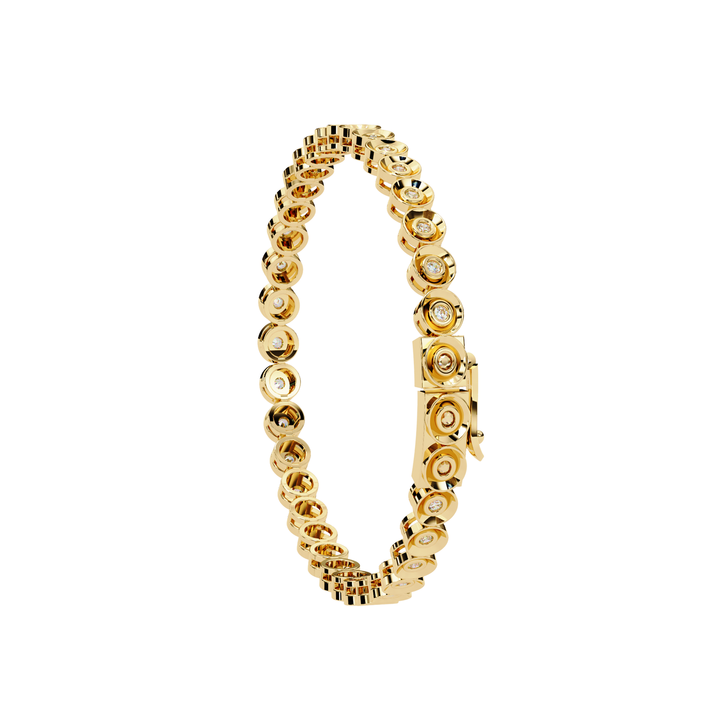 5 ct to 20 ct Diamond Tennis Bracelet in 10k Gold