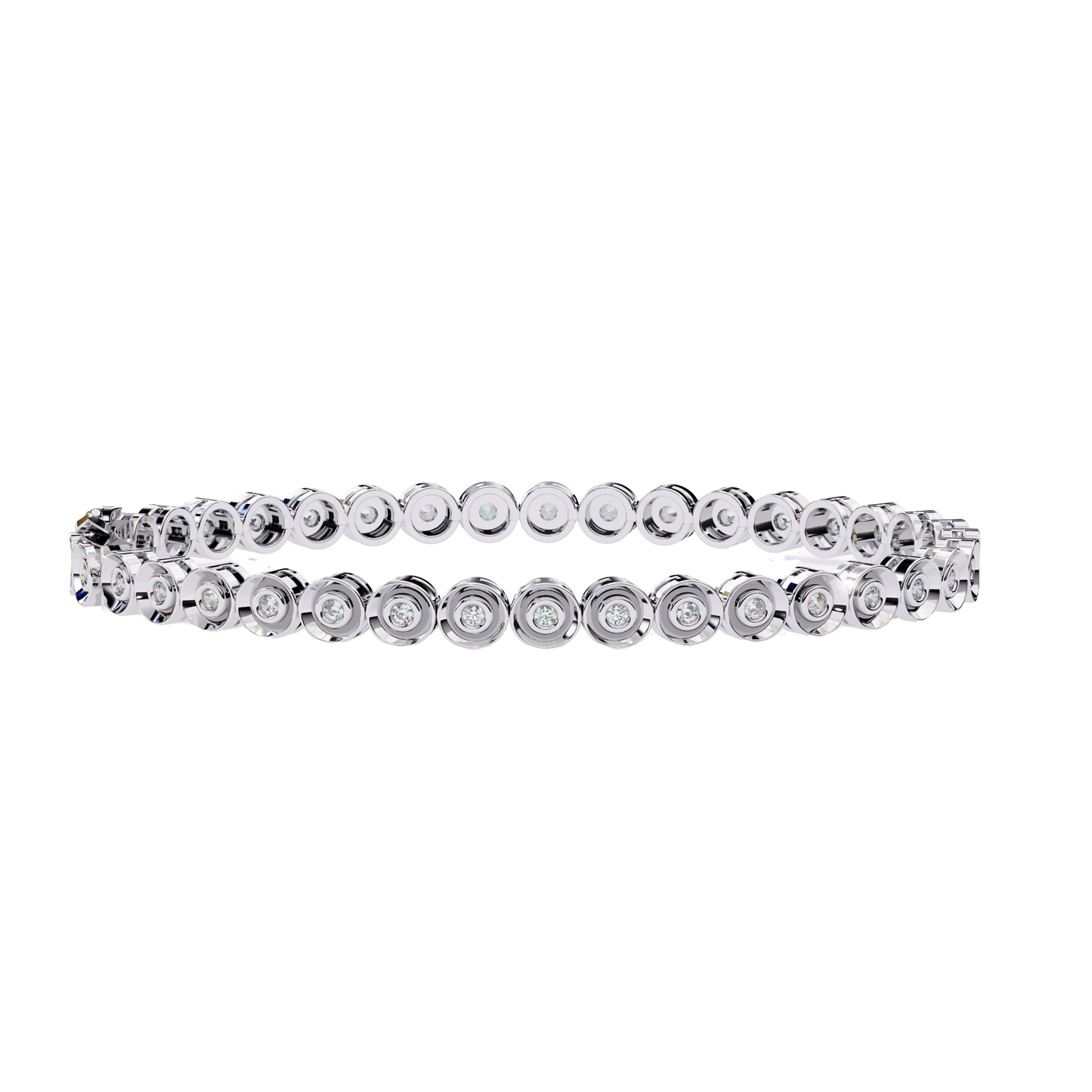 5 ct Diamond Tennis Bracelet in Sterling Silver